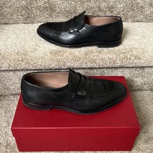 Salvatore Ferragamo Black Loafer Tramezza Edition 10.5EE